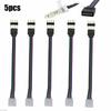 Cable Connector Wiring Harness Male Female Connector Wire PVC Plastic RGB Strip Light 4PIN Combine Light Segments