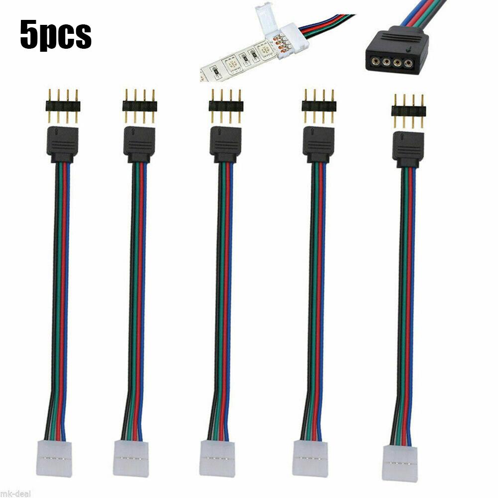 Cable Connector Wiring Harness Male Female Connector Wire PVC Plastic RGB Strip Light 4PIN Combine Light Segments