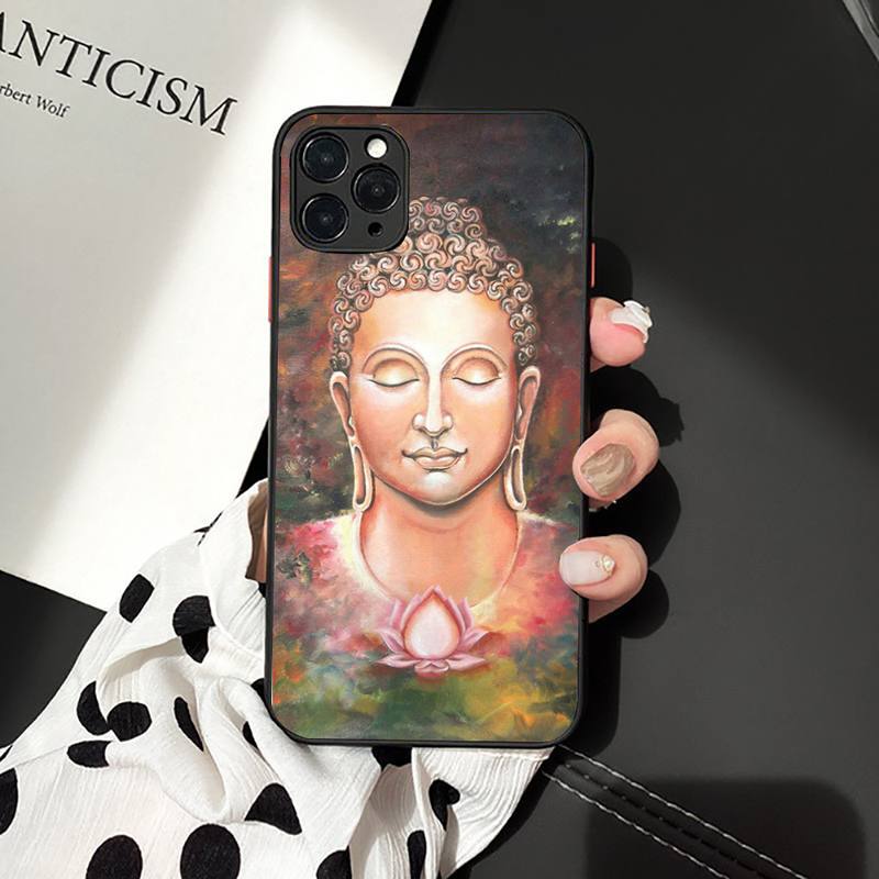 Retro Galactic Gautama Buddha Budha Phone Case for iPhone 11 12 13 Mini Pro XS MAX 8 7 6 6S Plus X 5S SE 2020 XR Case