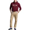 Polo Ralph Lauren Hooded Letter Print Pullover Long Sleeve Sweatshirt Men Sweatshirt Red 710952040-004