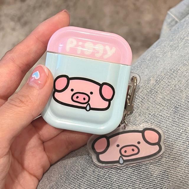 

Ins Piggy Imd Jane противоударный кулон-брелок для наушников чехол для Apple Airpod 3 Pro 2nd 2 1 чехол для зарядки с мультяшной свиньей For Airpods 1 2