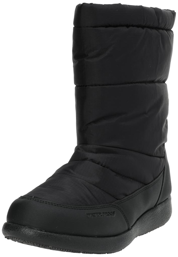 Achilles MTR 0150 Waterproof Down Snow Size Women's Boots, Black/Black, 23.5cm