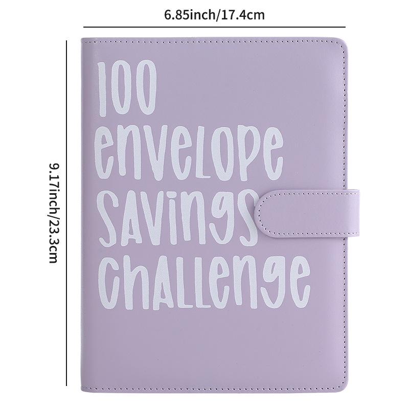 A5 Couple's 100-Day Savings Notebook with Insertable Binder