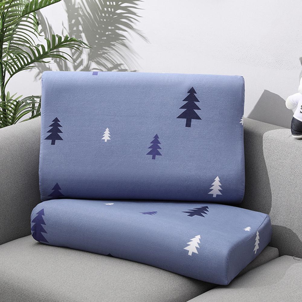 2 Pcs Washable Latex Pillow Pillowcases for Adults and Children Latex Printed Pillowcases
