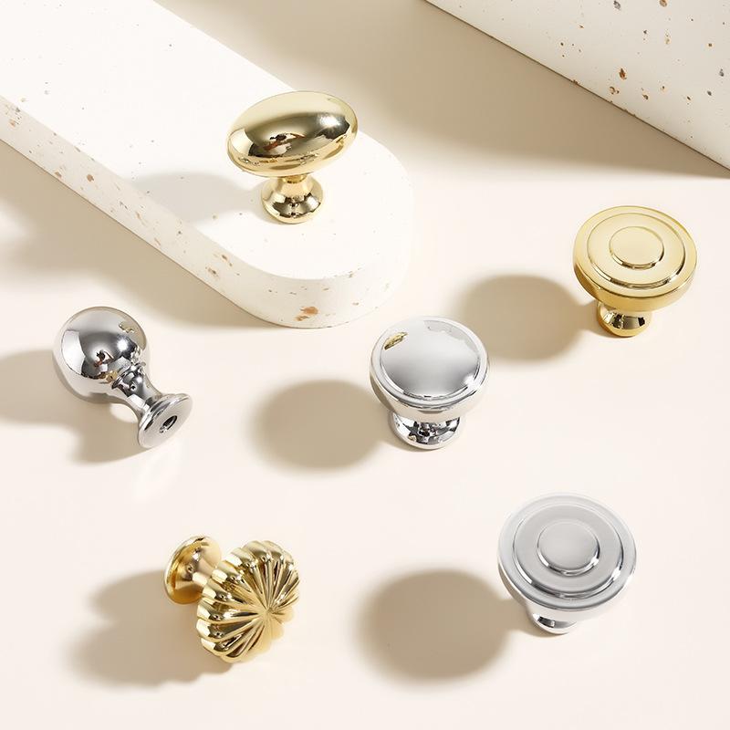 Aluminum Alloy Furniture Knobs Rustproof Waterproof Surface Classic Design for Cabinet Drawer Dresser Bathroom Kitchen Furniture