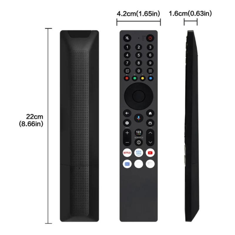 1Pcs Diy Accessories  Replacement Voice Remote Control For Tcl Smart Tv Rc833A Fmb1 Fmb3 Fmb4 Fmb5