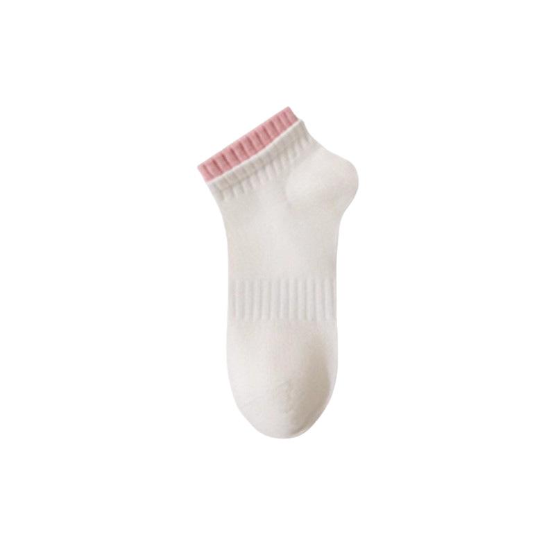 White Socks, Double Flared Women's Spring and Summer Mid-calf Socks, Short Socks, Cotton Socks, Breathable Letter, Trendy Long Socks, Sports