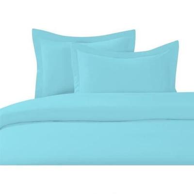Duvet Cover - DUBLANC - 220x240cm - 100% Cotton - Sky Blue - Machine Washable