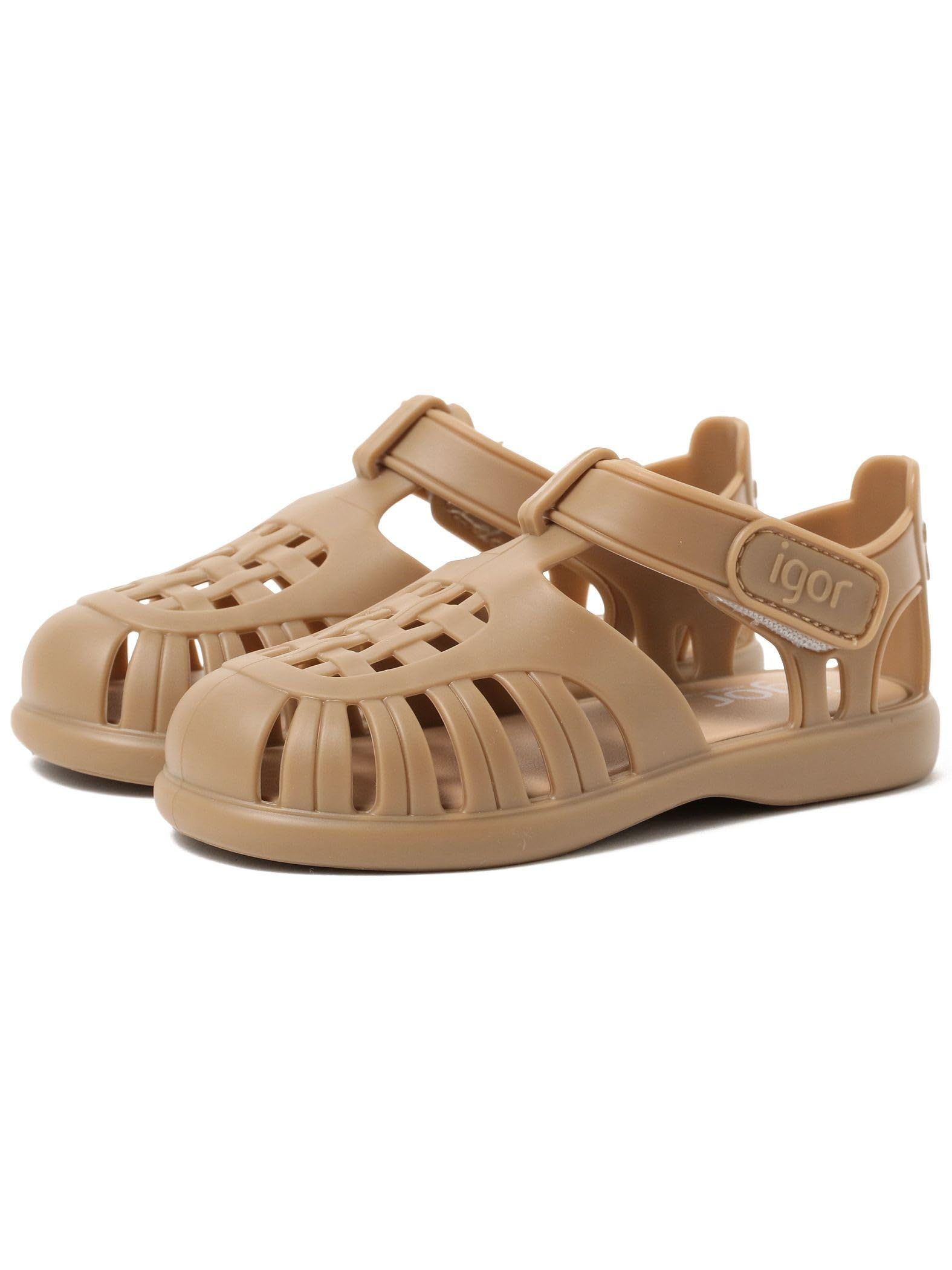 

Sandals igor TOBBY SOLID Velcro Sandals Kids 29 55330031861 [Kodomo Beams] (11-18cm) 183_TAUPE
