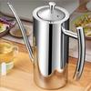 304 Stainless Steel Oil Pot Kitchen Oil Tank Sauce Vinegar Drip-Proof Dust-Proof Oil Storage Container To Store Kitchen Tools