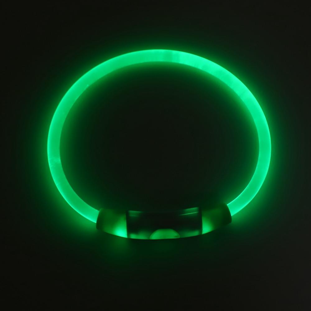 Tube Shape Dog Collar USB Charging Light Collar Safety Design LED Collar Puppy
