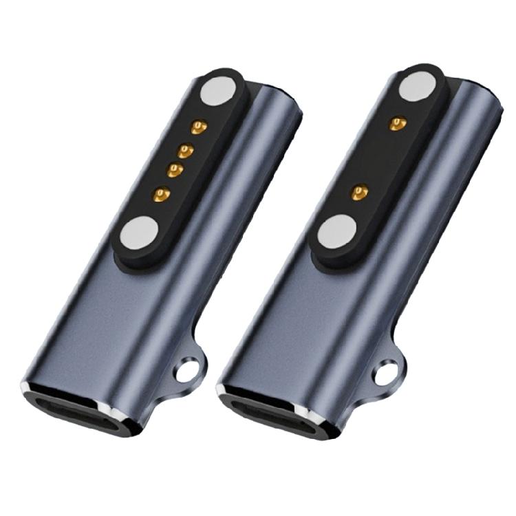 Magnetic Charging Adapter Converter Type C Interfaces Easy Efficient Connection for Smartwatch with Automatic Alignment