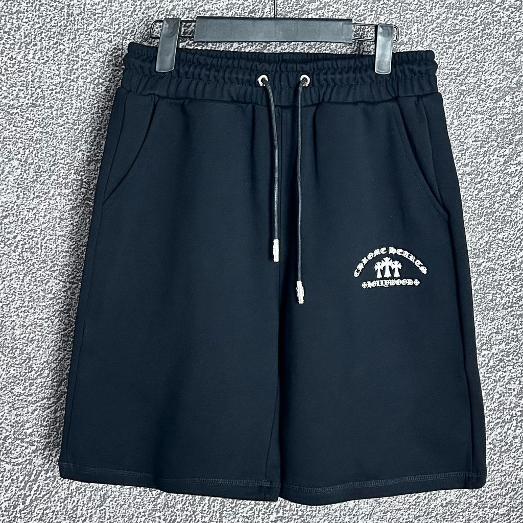 D203 CHROME HEARTS 2025 Summer New High Quality Cotton Men's Casual Shorts Outdoor Leisure Running Shorts