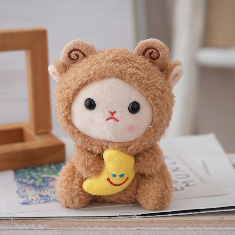 Plush Sheep Keychain With Pp Cotton Filling For Kids And Gift Lovers