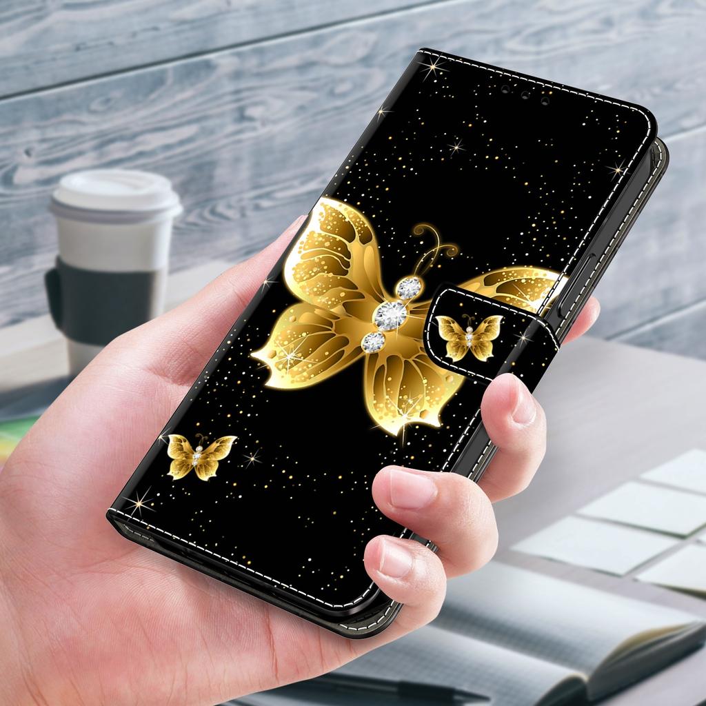 Custodia Portafoglio Magnetica Per Motorola Moto Edge 60 – Pelle PU, 3 Slot Carte, Supporto Stand E Chiusura, Rosa Oro 3D
