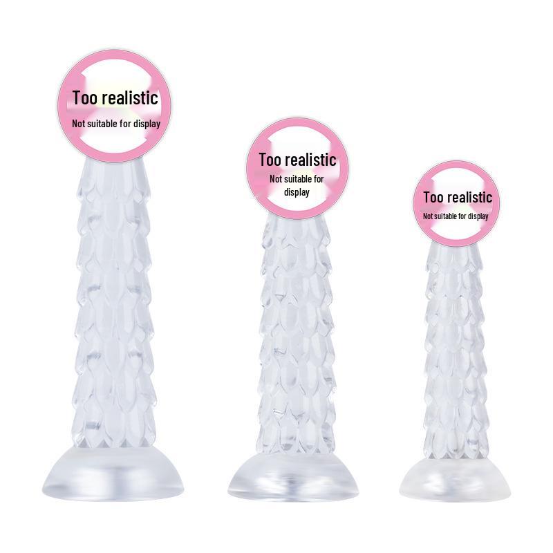 Drachenschuppen Analplug Set: Perlen-Plug, Entwicklungs-Dildo und Mehrzweck-Masturbator für anales und vaginales Spiel.