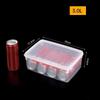 Resuable Kitchen Storage Box Rectangular Food Sealed Case Transparent Storag Box  Kitchen Organizer