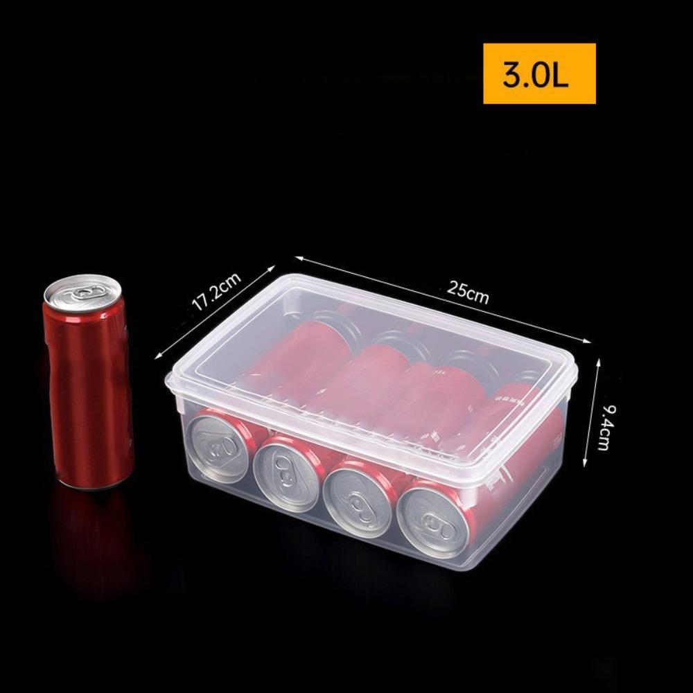 Resuable Kitchen Storage Box Rectangular Food Sealed Case Transparent Storag Box  Kitchen Organizer
