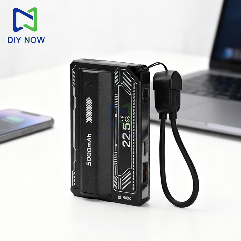 PD 20W Power Bank Casing Fiber Optic Ups Uninterruptible Power Supply For 21700 Lithium Battery DIY Power Bank Battery Box