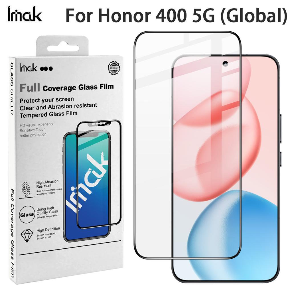 För Honor 400 5G Global Glas IMAK Full Täckning Härdat Glas Film Pro+ Serien
