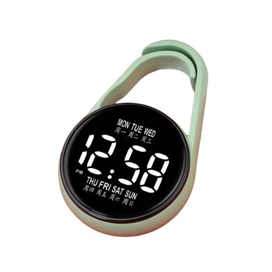 

Ключниця для іспитів Цифровий годинник Кишеньковий світлодіодний сенсорний годинник Портативний годинник із затискачем для ременя Рюкзака Студентів Шкільні іспити