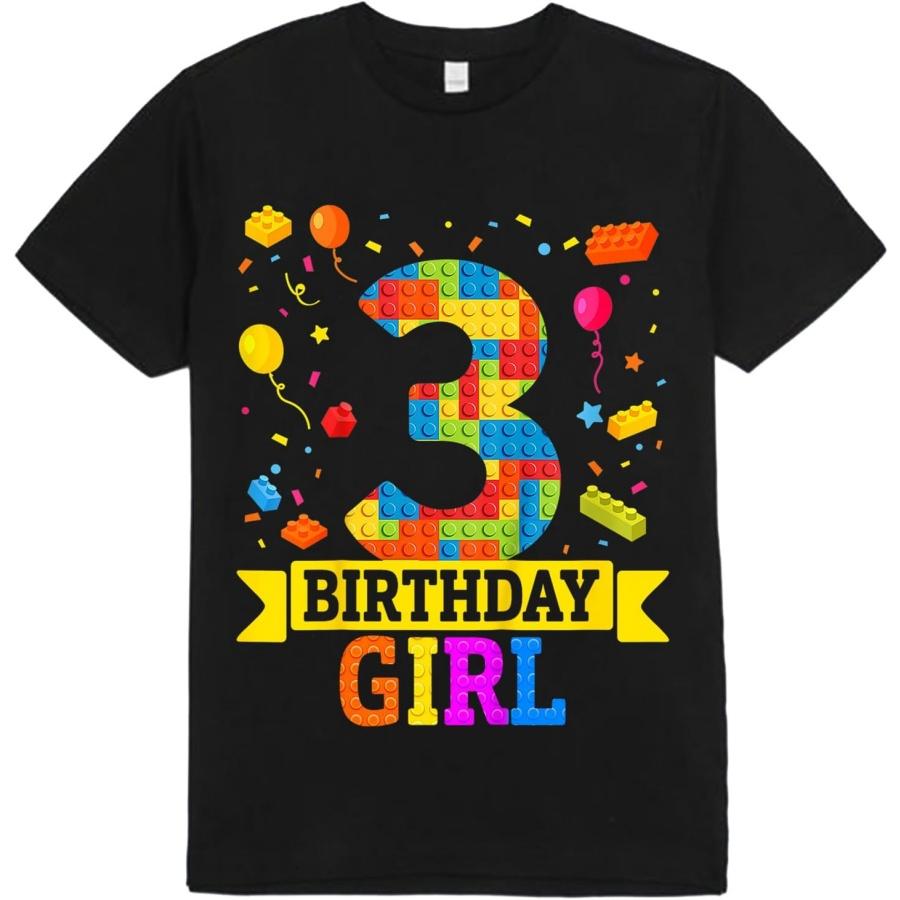 

MD203 Kids 3 Year Old Building Blocks 3rd Birthday Girl Block Building T-Shirt Bodysuit Short Sleeve Long Sleeve for Kids Toddler Boys Girls 1 XXXXXL різнокольоровий