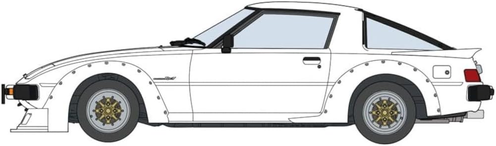 Hasegawa Mazda Savanna Early Model Custom Version Plastic Model 20760 1/24 RX-7 (SA22C) (Car)