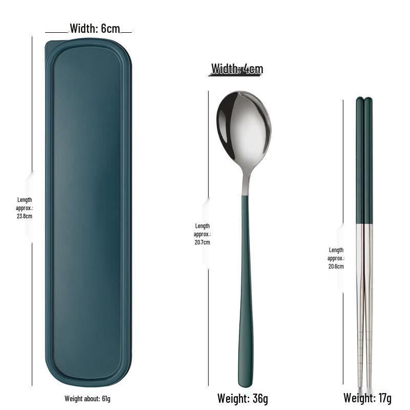 Dajujiang Portable Stainless Steel Tableware Set