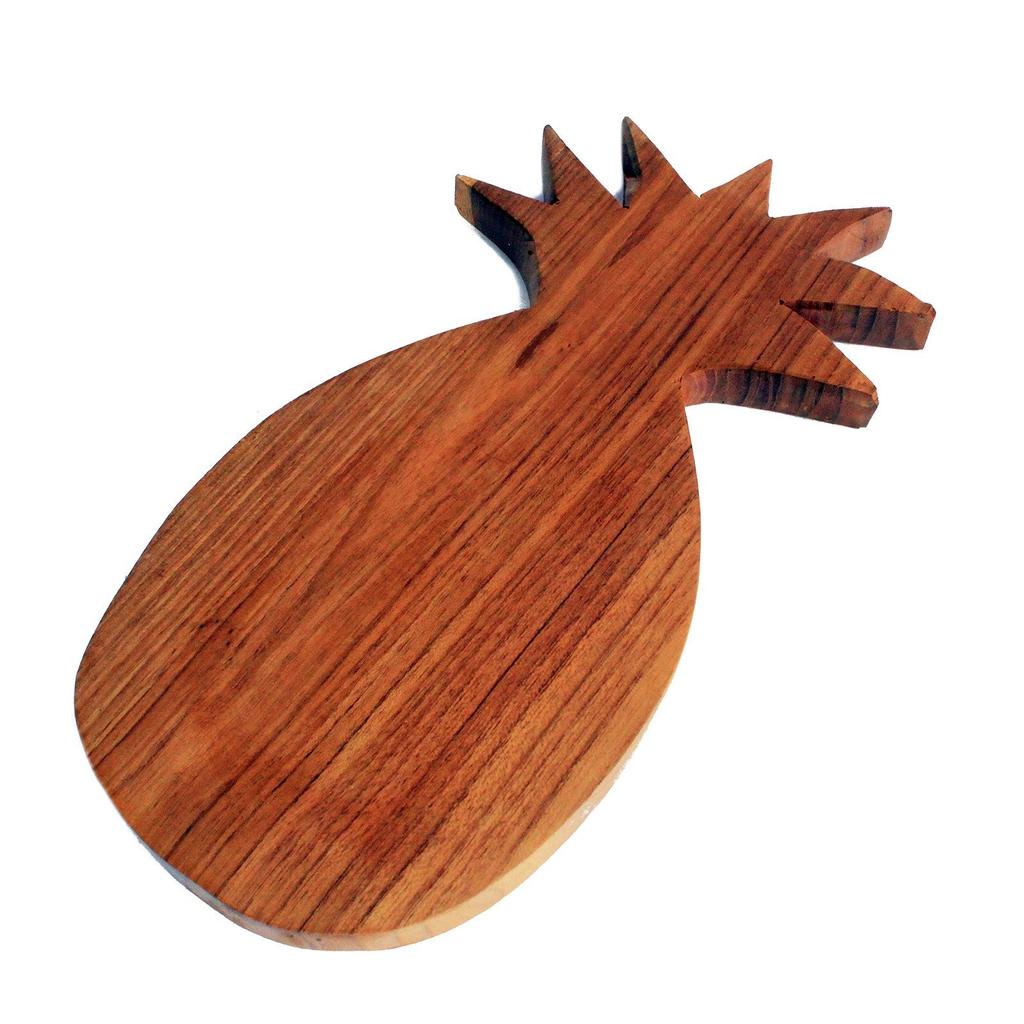 Teak Cutting Board, Pineapple Shape