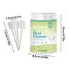 Baby Tongue Cleaner, Newborn Tongue Cleaner, Pack of 30, Upgraded Disposable Oral Gauze Tongue Cleaner with Paper Handle | Double-Ply Cotton Thread Or