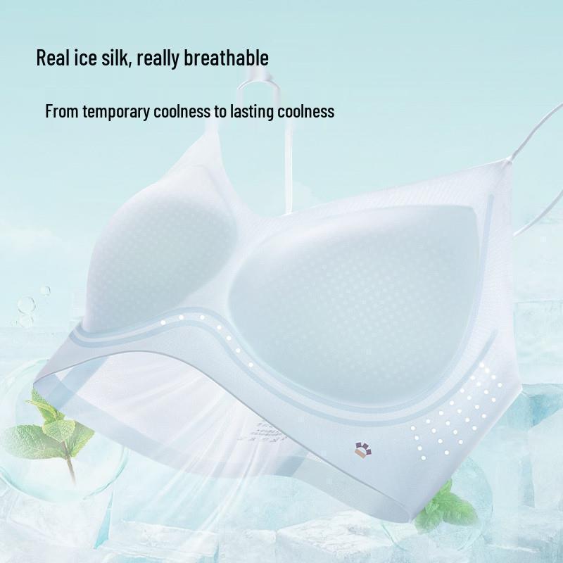 HelloSunny Lin Yun Style Aurora Forest Breath Soft Lift Bra - Breathable and Invisible Foundation Underwear