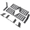 Car Trunk Side Window Storage Fence Storage Shelf Organizer Rack Hanging Bracket For Land Rover Freelander 2 2007-2015