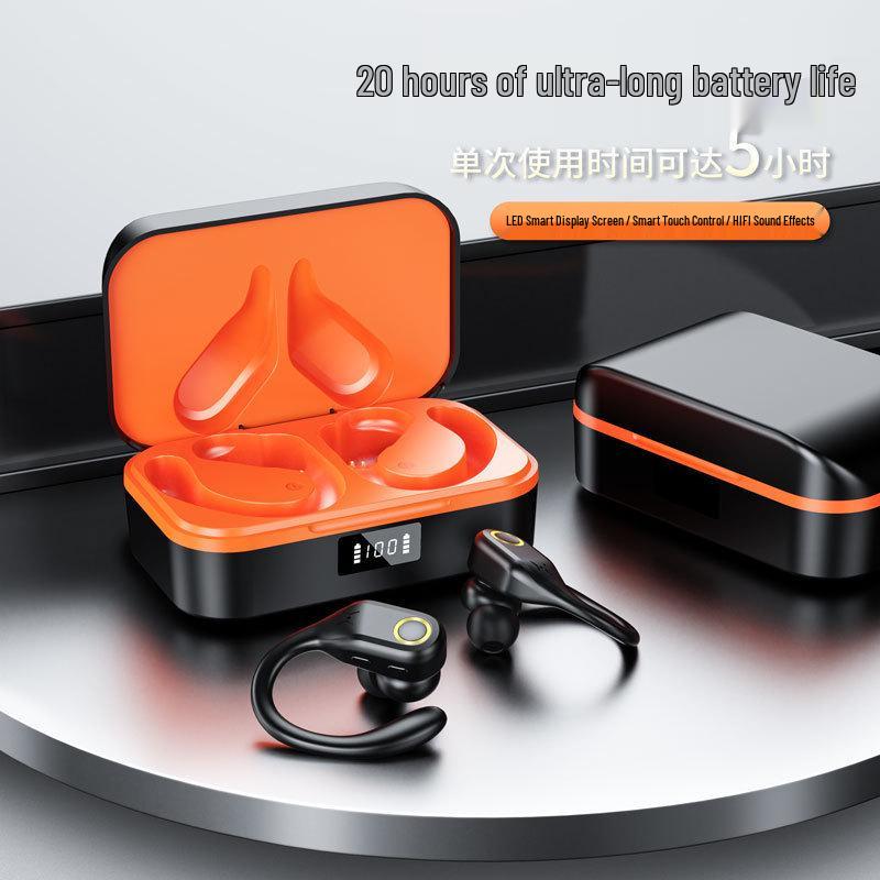YW02 Wireless Sports Ear-hook Bluetooth Earphones with ENC and Long Battery Life