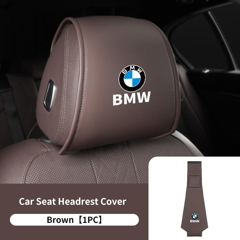 1/2pcs Car Seat Universal Headrest Pillow Anti-dirty Protector Cover For BMW E30 E34 E36 E39 E46 E52 E53 E60 E61 E62 E70 E71 E83