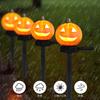 RunElves Outdoor Waterproof Solar Garden Halloween Pumpkin Recessed Set of Automatic Stylish Decorative Props for Haunted and Lights, Decorations,