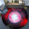 FC Bayern München Round Area Rug,Carpet Rug for Living Room Bedroom Sofa Playroom Decor,Non-slip Floor Mat