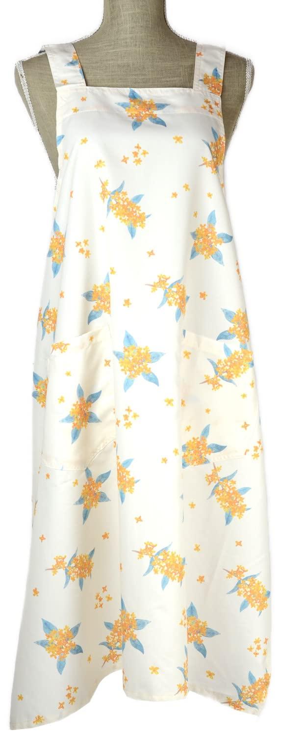 

toridori Osmanthus Long Salon Apron (Ivory)