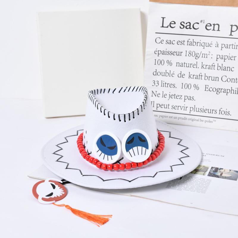 

Аниме Ван Пис Эйс Джазовая Шляпа Косплей Шляпы Луффи Эйс Оранжевая Ковбойская Шляпа Для Детей Взрослых Хэллоуин Карнавал Косплей Аксессуары белый