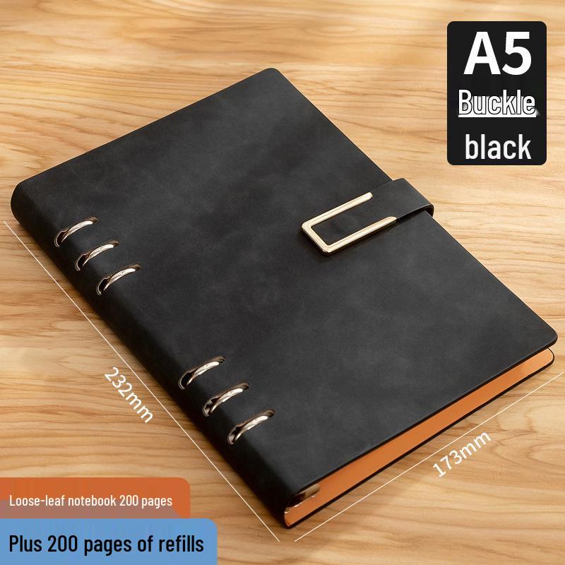 İş ve Öğrenciler İçin Çıkarılabilir Sert Kapaklı Gevşek Yapraklı Defter