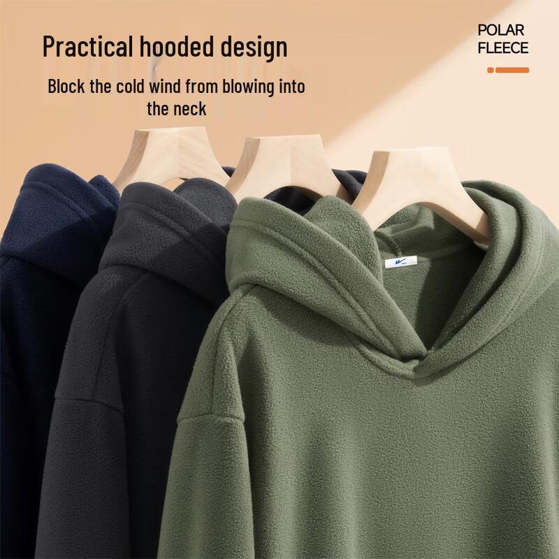 Warrior Men's Winter Fleece Hooded Sweatshirt