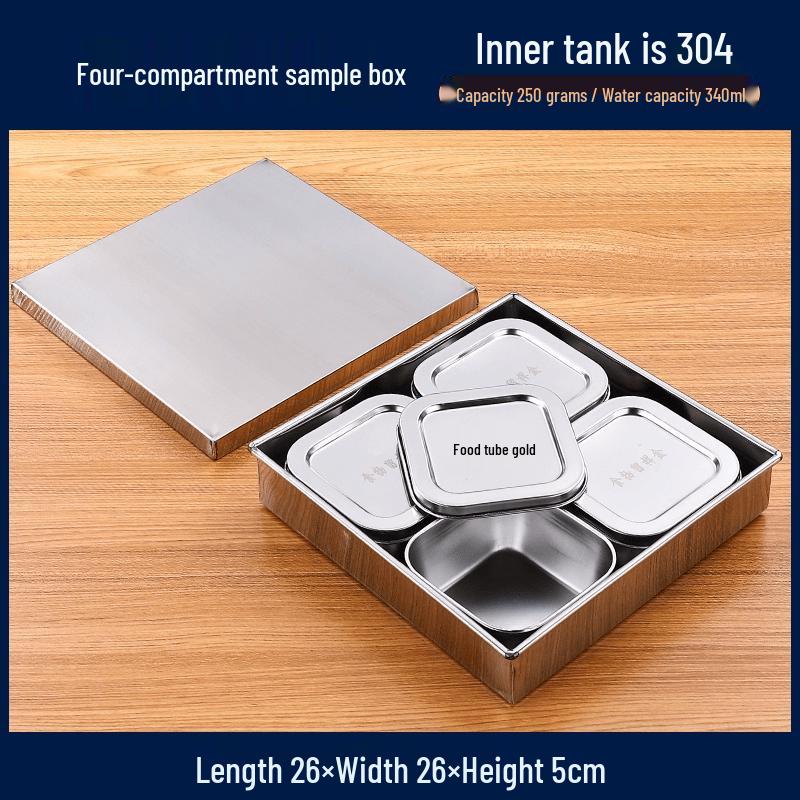 Canteen & Hotel Food Sampling Box Set with Lid