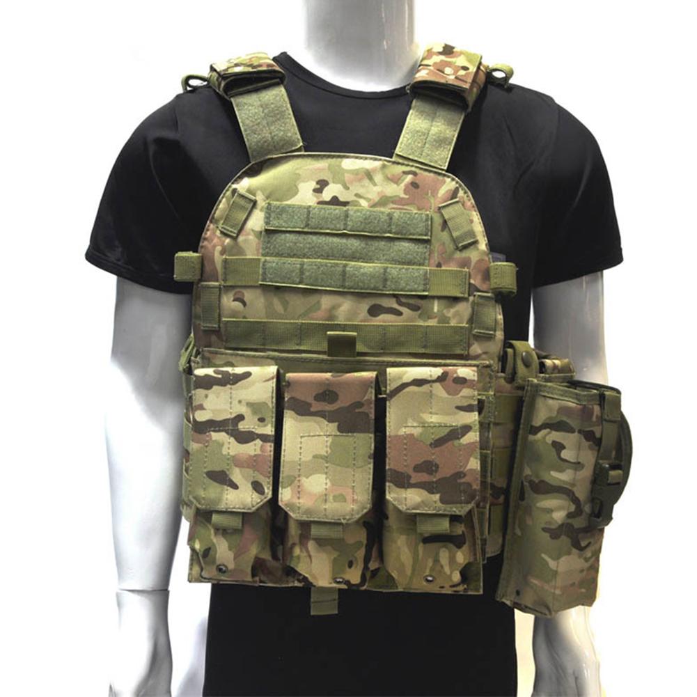 Nylon Chest Rig Molle Weste Camouflage Körperpanzerung Jagdträger Männer Kampfausrüstung Paintball Airsoft Weste Kugelsichere Weste