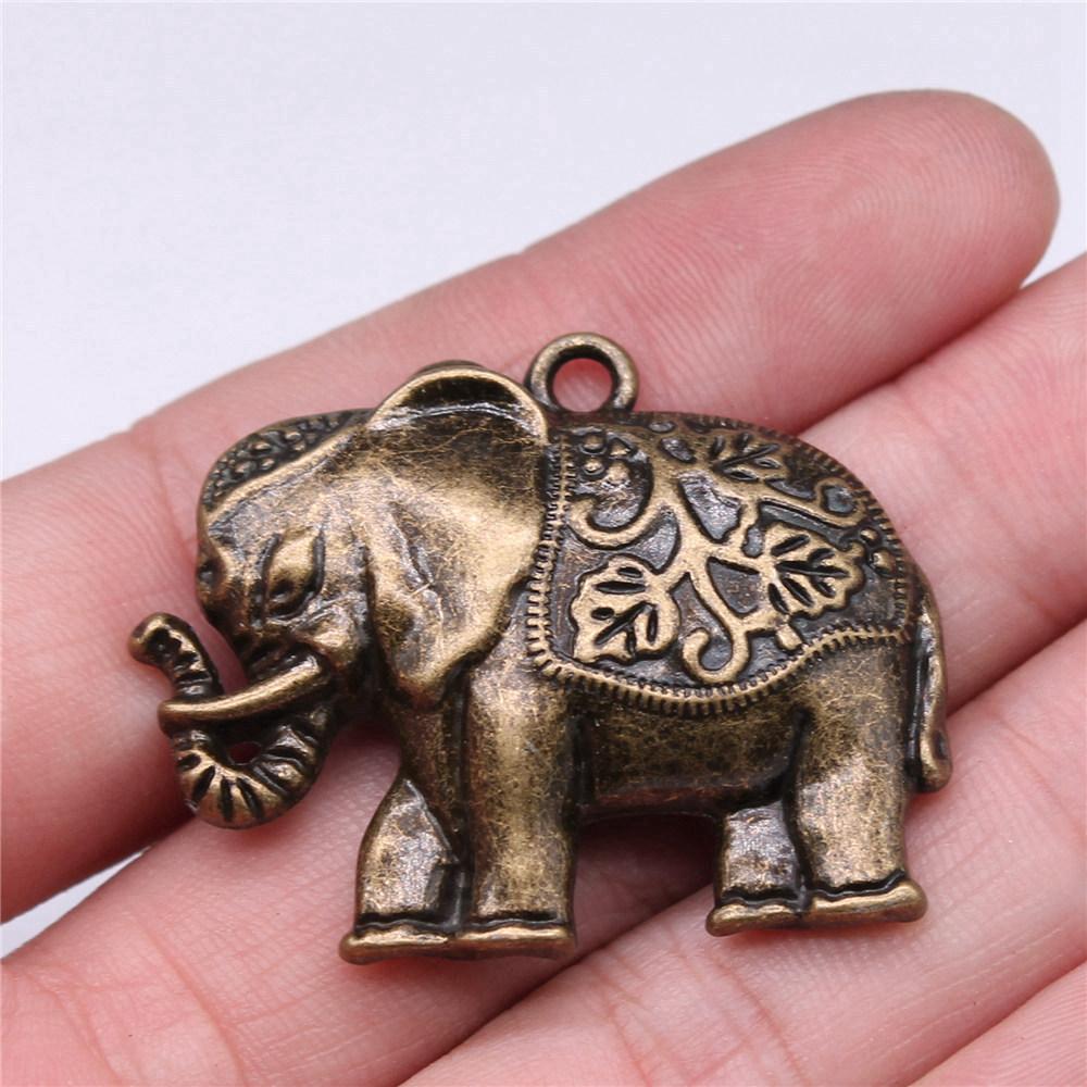 Charms Elephant God Pendants Kids' Jewelry Materials QC049