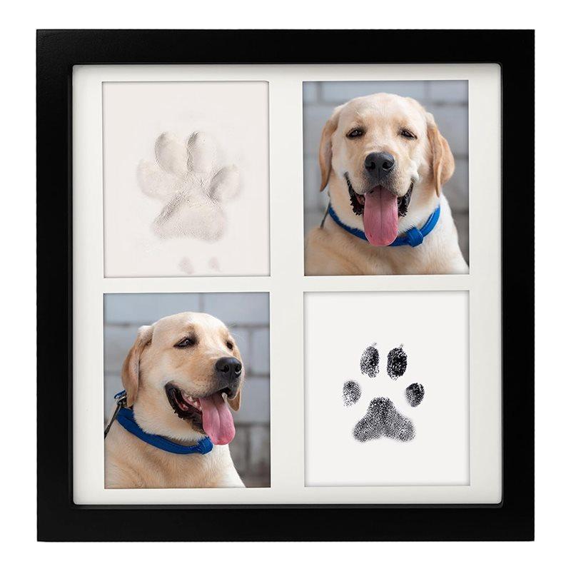 Fresh Ink& Clay For Dog Cat Paw Print Kit Clean-Touch Ink Pad& Soft Clay, Pet Paw Print Impression Kit Large Area
