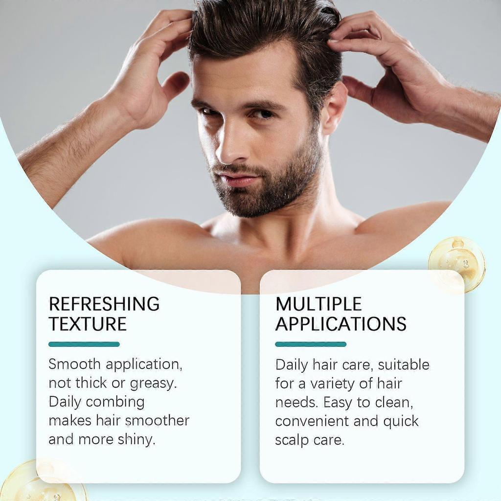 Hoegoa Men's Scalp Care Serum Deeply Nourishes Hair Follicles, Strengthens Hair, And Enhances Shine