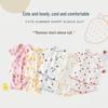Set Pijama de Vară cu Mânecă Scurtă pentru Fete - Două Piese Subțiri pentru Copii Mici, Îmbrăcăminte de Casă
