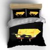 Yellow Cartoon Character Playing Guitar. Bedding Sets Duvet Cover Sets Duvet Covers Pillowcases(1 * Duvet Cover 2 * Pillowcases, Without Duvet Insert)