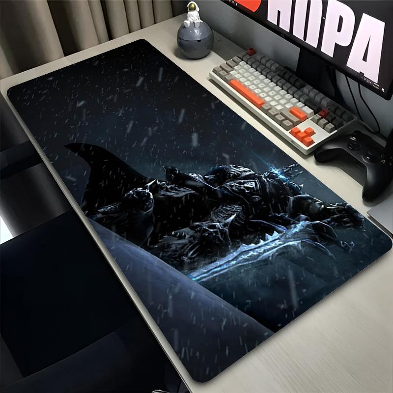 XXL Gaming Accessories Gamer Keyboard Desk Mat NonSlip World of Warcraft Lich King Laptop Notebook Mousepad X Mouse Mats