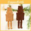 Velvet Plush Nutcracker Toy Hanging Decor Holiday Christmas Ornament Tree