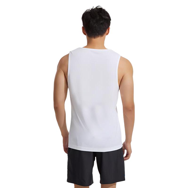 Li-Ning Comfortable Breathable Simple Sleeveless Top With Brand Logo Letter Print Shorts Casual Sports Set Men sets ZHMB063-1+ZHMB407-1